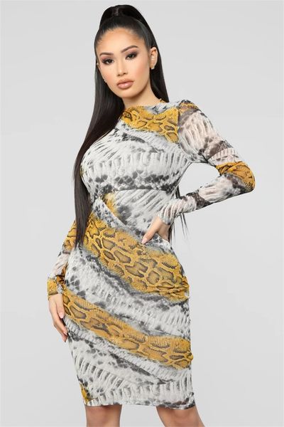 snakeskin womens designer dresses fashion panelled crew neck long sleeve womens bodycon dresses casual women clothing, Black;gray
snakeskin womens designer dresses fashion panelled crew neck long sleeve womens bodycon dresses casual women clothing, Black;gray