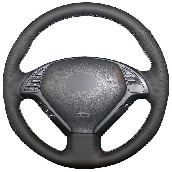 black synthetic leather car steering wheel cover for infiniti g25 g35 g37 qx50 ex25 ex35 ex37 2008-2013
black synthetic leather car steering wheel cover for infiniti g25 g35 g37 qx50 ex25 ex35 ex37 2008-2013