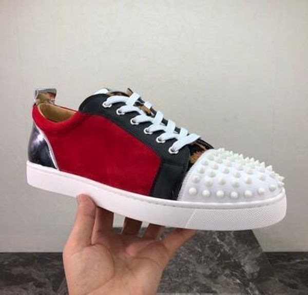 spikes red bottom designer flat casual shoes men women low red sole studded blue black studs rivet male shoes sneakers zxc71
spikes red bottom designer flat casual shoes men women low red sole studded blue black studs rivet male shoes sneakers zxc71