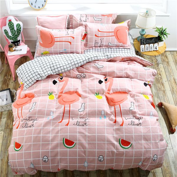 cartoon pink flamingo bed linen geometric cute family luxury bedding sets duvet cover bed sheet cover set king size
cartoon pink flamingo bed linen geometric cute family luxury bedding sets duvet cover bed sheet cover set king size
