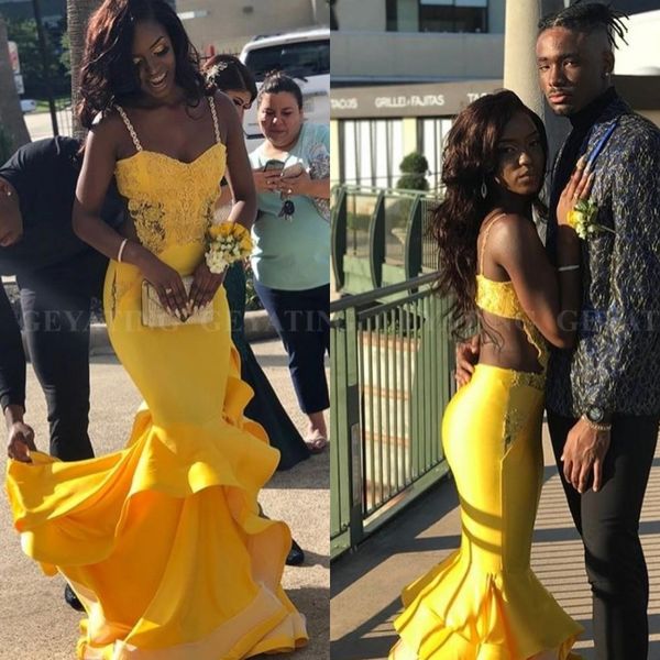mermaid black girls prom dresses 2019 african plus size cutaway side evening gowns backless yellow party dress
mermaid black girls prom dresses 2019 african plus size cutaway side evening gowns backless yellow party dress