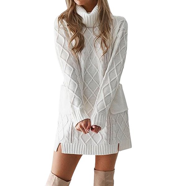 jaycosin 2018 dress women winter sweater knit turtleneck warm long sleeve pocket mini dress fashion elegant casual, Black;gray
jaycosin 2018 dress women winter sweater knit turtleneck warm long sleeve pocket mini dress fashion elegant casual, Black;gray