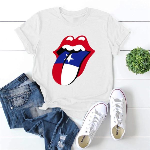 lips printed crew neck short sleeve ladies tees females fashion casual summer womens plus size tshirts designer big, White
lips printed crew neck short sleeve ladies tees females fashion casual summer womens plus size tshirts designer big, White