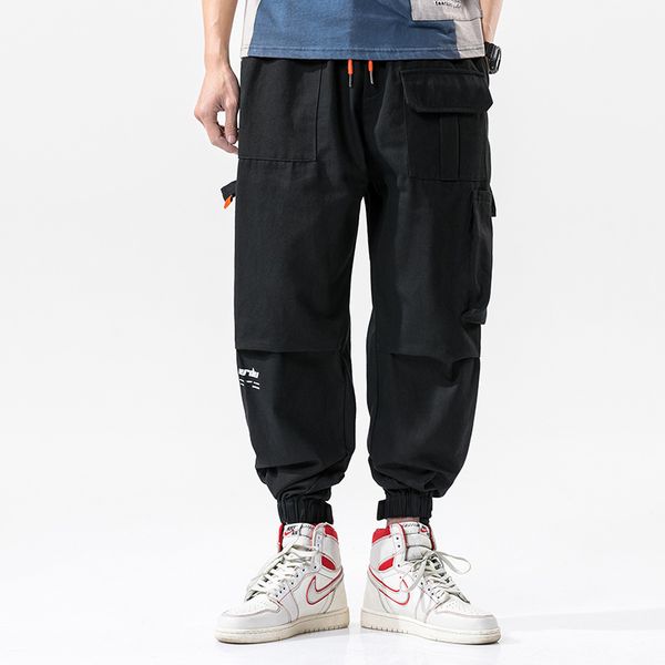 2020 pockets cargo pants men color patchwork casual jogger fashion tactical trousers tide harajuku streetwear, Black
2020 pockets cargo pants men color patchwork casual jogger fashion tactical trousers tide harajuku streetwear, Black