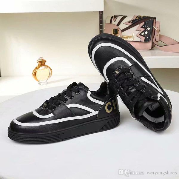 high-end version european station 2020 autumn new full leather stamping sneakers women color matching lace casual shoes
high-end version european station 2020 autumn new full leather stamping sneakers women color matching lace casual shoes