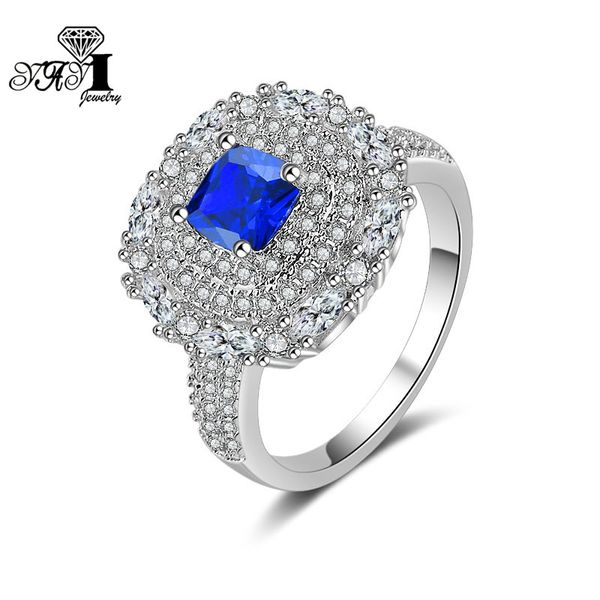 yayi jewelry princess cut 6.2ct blue zircon silver filled engagement rings wedding heart rings valentine's day girls ring 1144, Slivery;golden
yayi jewelry princess cut 6.2ct blue zircon silver filled engagement rings wedding heart rings valentine's day girls ring 1144, Slivery;golden