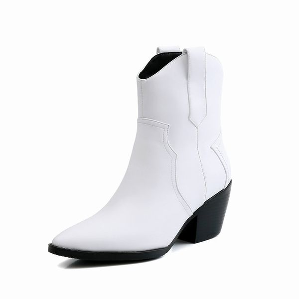 женщины boots моды ботильоны осень pu кожа клинья высокого каблук western cowboy острый нос зима плюшевая обувь 2019, Black
женщины boots моды ботильоны осень pu кожа клинья высокого каблук western cowboy острый нос зима плюшевая обувь 2019, Black