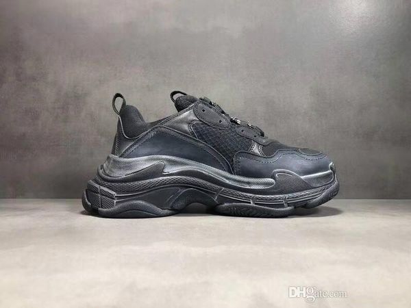 2019 multi luxury triple s designer low dad sneaker combination soles boots mens womens fashion casual shoes high size 36-45 l14, Black
2019 multi luxury triple s designer low dad sneaker combination soles boots mens womens fashion casual shoes high size 36-45 l14, Black