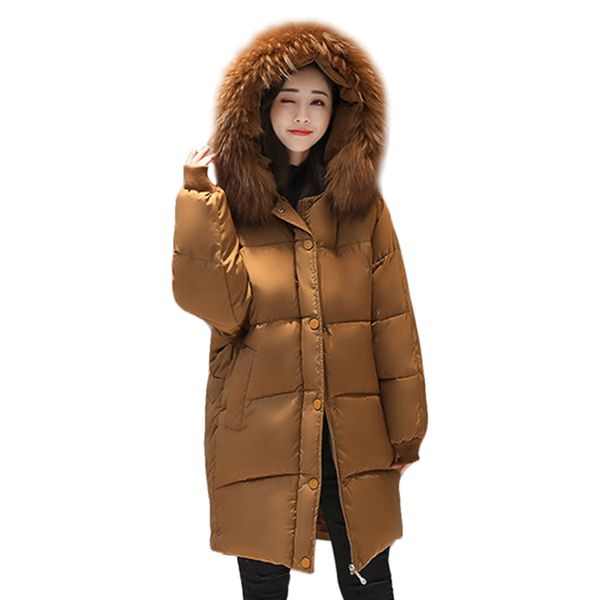 winter women hooded coat fur collar thicken warm long jacket women's coat girls long slim big fur jacket down parka, Black
winter women hooded coat fur collar thicken warm long jacket women's coat girls long slim big fur jacket down parka, Black