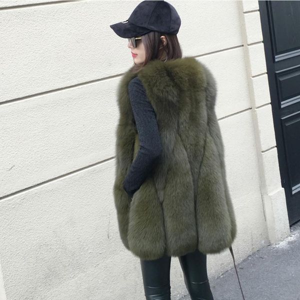 new arrival 2018 winter warm fashion women faux fur vest outerwear womens faux fur coat female plus size s-3xl, Black
new arrival 2018 winter warm fashion women faux fur vest outerwear womens faux fur coat female plus size s-3xl, Black