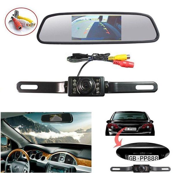 4.3 inch car rearview mirror reversing parking image backup camera reverse system+led night vision cam built-in mirror assembly
4.3 inch car rearview mirror reversing parking image backup camera reverse system+led night vision cam built-in mirror assembly