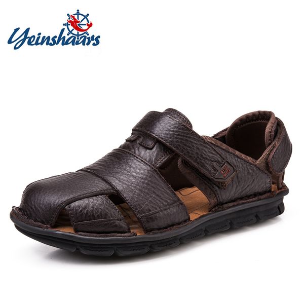 genuine leather men sandals superior quality summer shoes men fashion sandalias beach shoes soft bottom breathable, Black
genuine leather men sandals superior quality summer shoes men fashion sandalias beach shoes soft bottom breathable, Black
