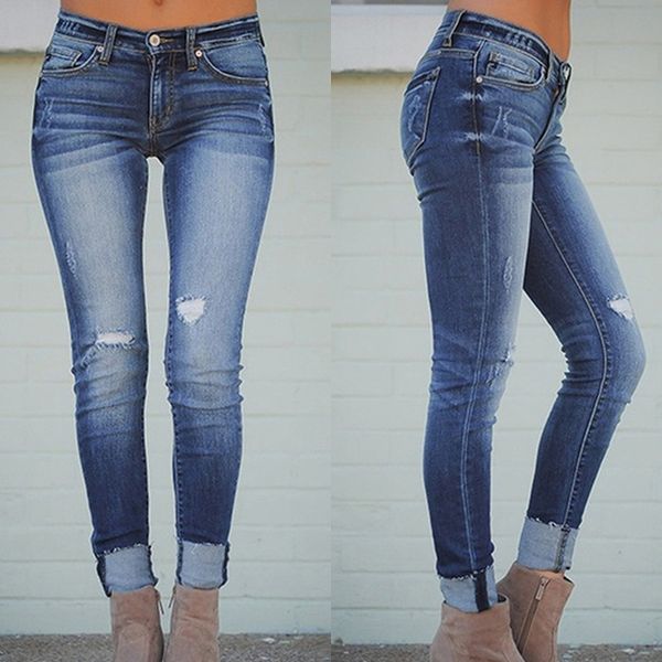 women high waist jeans stretch distressed ripped blue skinny denim jeans women pants pencil full trousers plus size 5xl
women high waist jeans stretch distressed ripped blue skinny denim jeans women pants pencil full trousers plus size 5xl