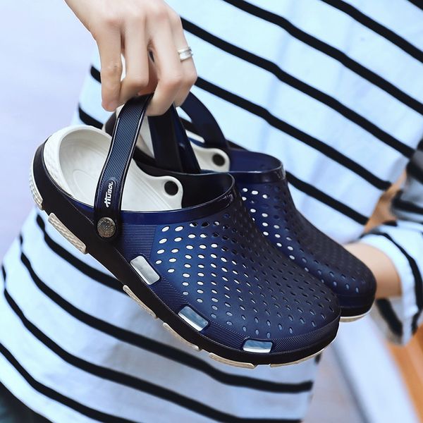 crocse comfortable men pool sandals summer outdoor beach shoes men slip on garden casual water shower slippers indoor, Black
crocse comfortable men pool sandals summer outdoor beach shoes men slip on garden casual water shower slippers indoor, Black