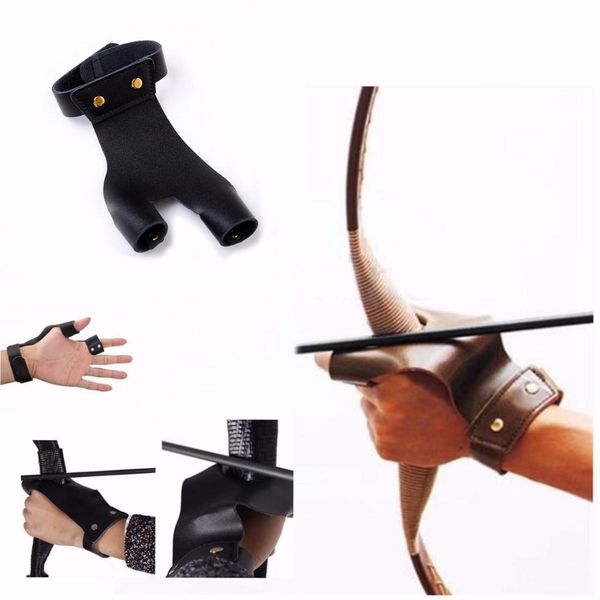 leather left hand archery arrow bow hunting shooting protective finger protector guard two fingers protect glove
leather left hand archery arrow bow hunting shooting protective finger protector guard two fingers protect glove