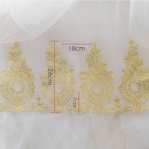 sale by yard gold french bridal veil embroidery lace fabric trim wedding dress eyelashes lace sewing accessories lt01, Black;red
sale by yard gold french bridal veil embroidery lace fabric trim wedding dress eyelashes lace sewing accessories lt01, Black;red