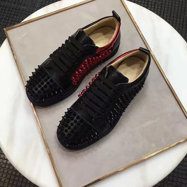 brand low spikes red bottom sneakers shoes,men women luxury designer outdoor white black party dress leisure walking shoes eur35-47
brand low spikes red bottom sneakers shoes,men women luxury designer outdoor white black party dress leisure walking shoes eur35-47