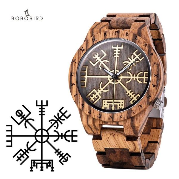 reloj hombre bobo bird wooden handmade watch men runic circle watches with golden helm of awe or vegvisir quartz wristwatch man, Slivery;brown
reloj hombre bobo bird wooden handmade watch men runic circle watches with golden helm of awe or vegvisir quartz wristwatch man, Slivery;brown