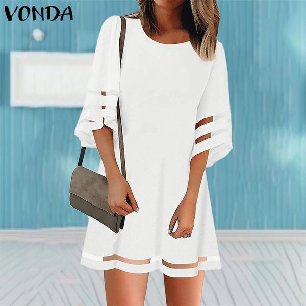 vonda summer white dress women vintage 3/4 flare sleeve hollow party vestido 2020 holiday dress beach sundress plus size s-5xl, Black;gray
vonda summer white dress women vintage 3/4 flare sleeve hollow party vestido 2020 holiday dress beach sundress plus size s-5xl, Black;gray