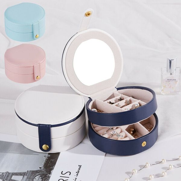 new fashion jewelry box organizer portable travel leather jewellery ornaments case storage
new fashion jewelry box organizer portable travel leather jewellery ornaments case storage