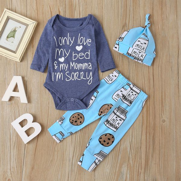 3pcs baby mothers days clothes fashion letter print long sleeve romper bodysuit cartoon pants hat outfits newborn clothes, White
3pcs baby mothers days clothes fashion letter print long sleeve romper bodysuit cartoon pants hat outfits newborn clothes, White