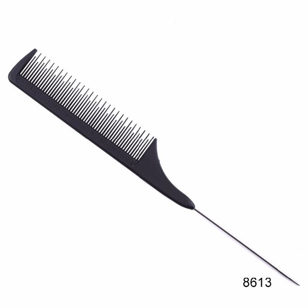 metal pin tail combs hairdressers barbers black tail comb rat for styling hairdressing hair care brushes, Silver
metal pin tail combs hairdressers barbers black tail comb rat for styling hairdressing hair care brushes, Silver