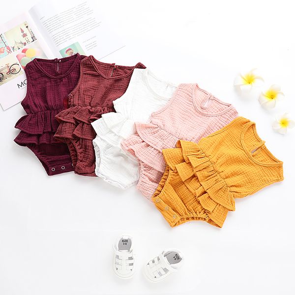 newborn baby girl cotton romper 2019 new summer baby girl clothes sleeveless ruffles romper tutu solid color jumpsuit 1pcs 0-2y, Blue
newborn baby girl cotton romper 2019 new summer baby girl clothes sleeveless ruffles romper tutu solid color jumpsuit 1pcs 0-2y, Blue