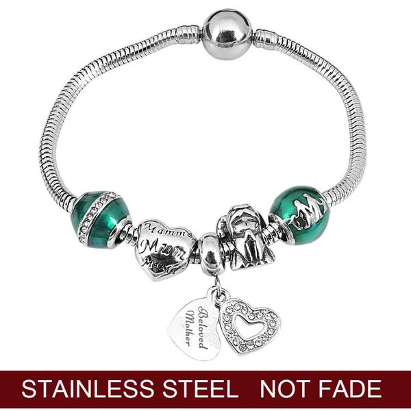 charm bracelets angle bracelet crystal stainless steel handmade snake chain heart pendant mother day gift, Golden;silver
charm bracelets angle bracelet crystal stainless steel handmade snake chain heart pendant mother day gift, Golden;silver