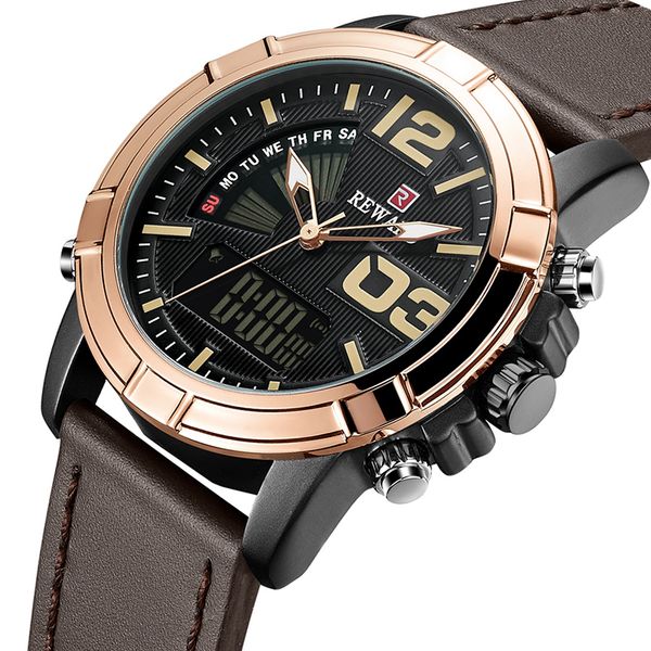 men waterproof digital quartz watches male fashion leather casual sport wristwatch clock relogio masculino, Slivery;brown
men waterproof digital quartz watches male fashion leather casual sport wristwatch clock relogio masculino, Slivery;brown