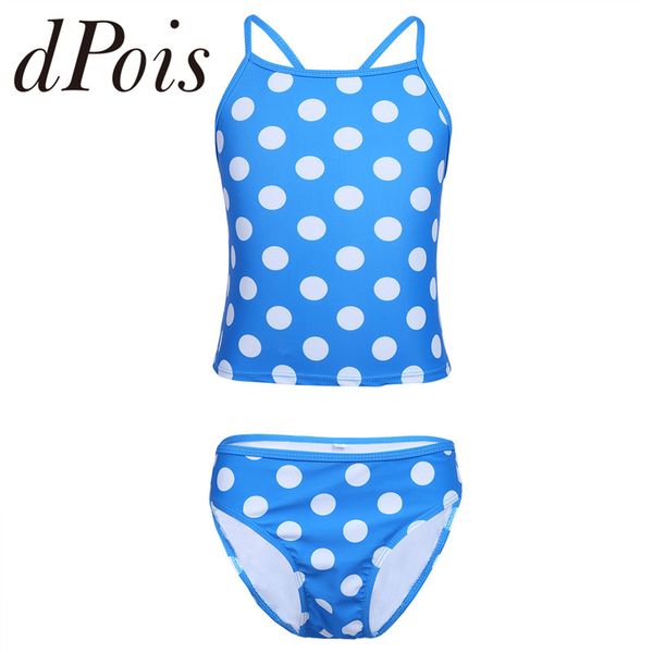 2PCS Girls Polka Dots Tankini Swimsuit Swimwear Kids Spaghetti Shoulder Straps Tops with Bottoms Swim Children Swimming Set
2PCS Girls Polka Dots Tankini Swimsuit Swimwear Kids Spaghetti Shoulder Straps Tops with Bottoms Swim Children Swimming Set