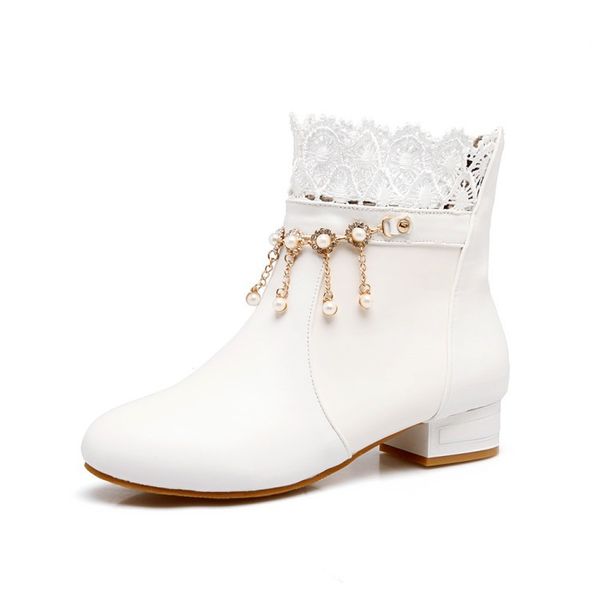 white ankle boots round toe boots-women shoes booties woman 2019 low heel lace up winter footwear short ladies 2020 autumn, Black
white ankle boots round toe boots-women shoes booties woman 2019 low heel lace up winter footwear short ladies 2020 autumn, Black
