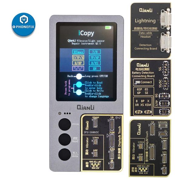 qianli icopy plus with battery detection connecting board for 7 8 x xr xs max 11 pro max vibration/touch eprom repair
qianli icopy plus with battery detection connecting board for 7 8 x xr xs max 11 pro max vibration/touch eprom repair