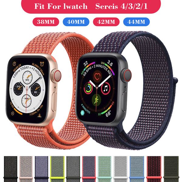 27 colors nylon strap for apple watch band 4 3 2 1sport bracelets adjustable breathable smart watchband dual color 40mm 44mm 38mm 42mm
27 colors nylon strap for apple watch band 4 3 2 1sport bracelets adjustable breathable smart watchband dual color 40mm 44mm 38mm 42mm