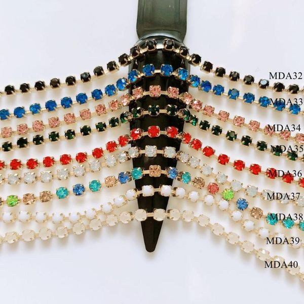 nail art decorations approx.144pcs 2mm different color rhinestones with gold base chain metal deco mda32-40, Silver;gold
nail art decorations approx.144pcs 2mm different color rhinestones with gold base chain metal deco mda32-40, Silver;gold