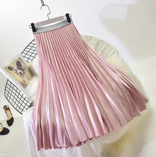 women pleated skirts elastic high waist women long skirt female autumn ladies midi skirt size0.0, Black
women pleated skirts elastic high waist women long skirt female autumn ladies midi skirt size0.0, Black