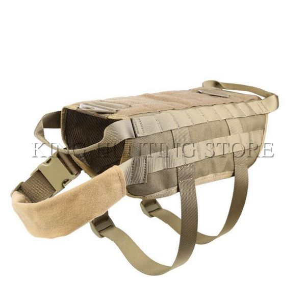 tactical molle dog training vest k9 outdoor hunting dog clothes harness, Camo;black
tactical molle dog training vest k9 outdoor hunting dog clothes harness, Camo;black