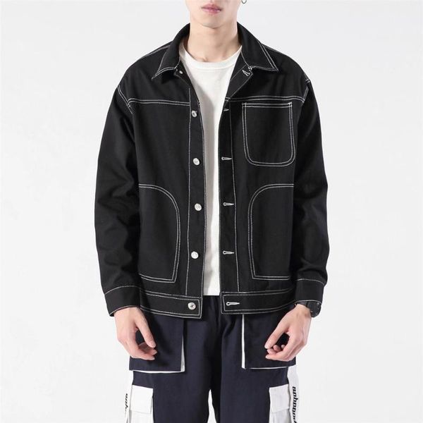 2020 autumn and winter students mens solid color loose outdoor casual jacket men multi pocket plus size denim black jackets, Black;brown
2020 autumn and winter students mens solid color loose outdoor casual jacket men multi pocket plus size denim black jackets, Black;brown