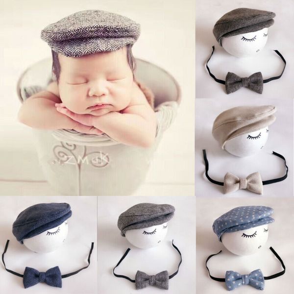 tie+hats baby cute newborn gentle peaked beanie cap hat baby boys girls pgraphy prop 0-1m, Yellow
tie+hats baby cute newborn gentle peaked beanie cap hat baby boys girls pgraphy prop 0-1m, Yellow