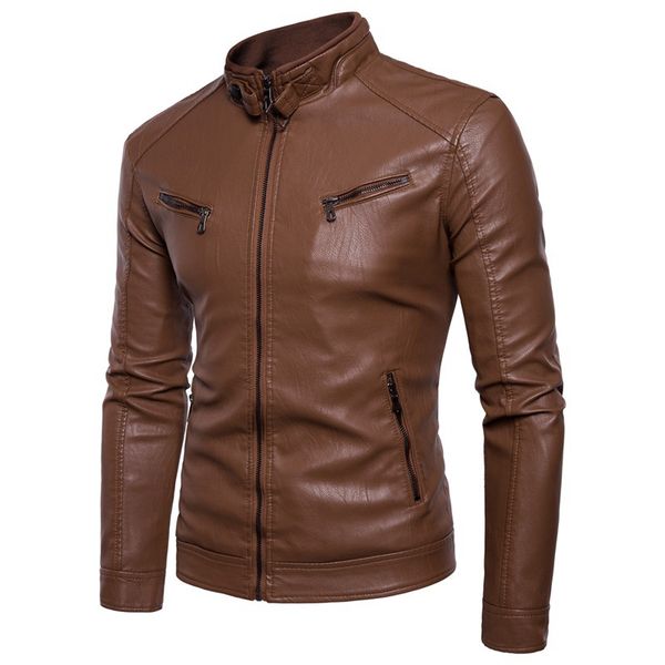2020 men with velvet collar hasp locomotive pu leather youth pure color double breast pocket furs, Black
2020 men with velvet collar hasp locomotive pu leather youth pure color double breast pocket furs, Black