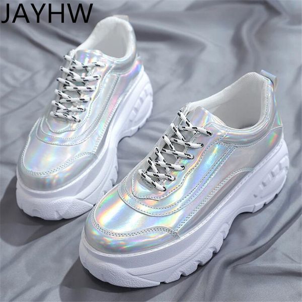 jayhw women's shoes spring new laser bright surface tires casual small white shoes women's foreign trade sports, Black
jayhw women's shoes spring new laser bright surface tires casual small white shoes women's foreign trade sports, Black