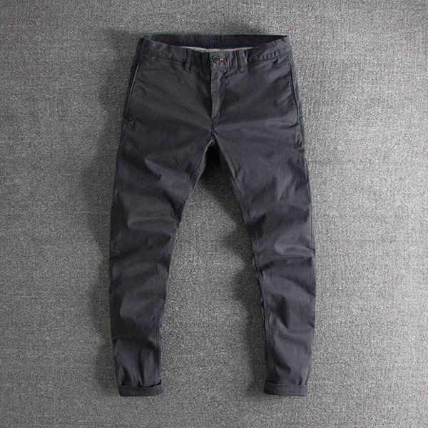 simple wash in europe and the united states to make old pure-color, self-cultivation, original single men's casual trousers pant, Black
simple wash in europe and the united states to make old pure-color, self-cultivation, original single men's casual trousers pant, Black