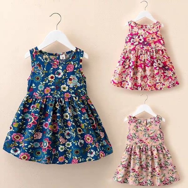 2019 cute dress for girls summer clothes kids girls sleeveless flower print dress cotton princess children summer spring floral, Red;yellow
2019 cute dress for girls summer clothes kids girls sleeveless flower print dress cotton princess children summer spring floral, Red;yellow