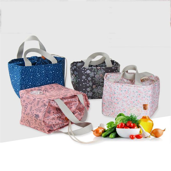 lunch box insulation bag printing floral thermal lunch bag for women portable carry tote bolsa termica para marmita, Blue;pink
lunch box insulation bag printing floral thermal lunch bag for women portable carry tote bolsa termica para marmita, Blue;pink