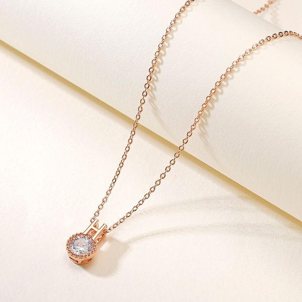 ladies fashion necklace charm clavicle chain necklace female elegant pendant accessories simple style design jewelry, Silver
ladies fashion necklace charm clavicle chain necklace female elegant pendant accessories simple style design jewelry, Silver