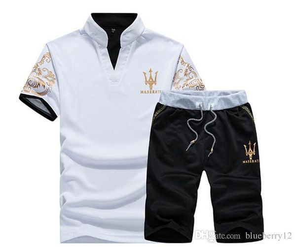 summer mens tracksuit maserati printed men stall collar v-neck short sleeves pullover with casual jogger pants suits homme sportsuit
summer mens tracksuit maserati printed men stall collar v-neck short sleeves pullover with casual jogger pants suits homme sportsuit