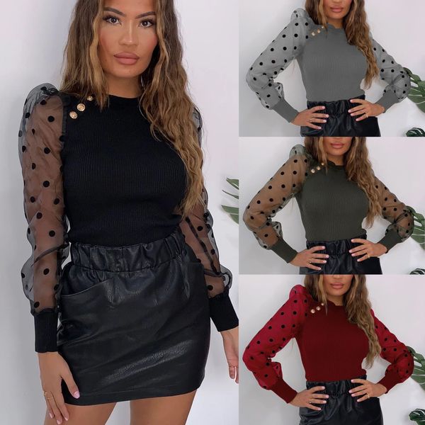 maikun brand new women fashion perspective slim mesh long sleeve 4 colors 4 sizes, White
maikun brand new women fashion perspective slim mesh long sleeve 4 colors 4 sizes, White