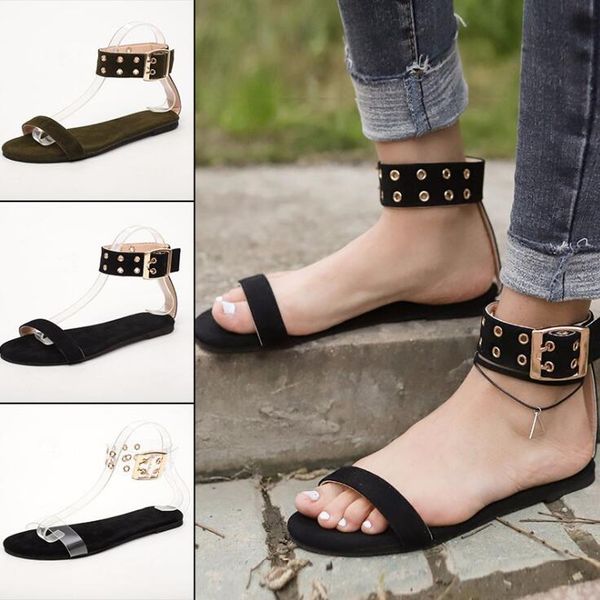 big code sandals female 2019 summer explosion flat bottom buckle with ladies sandals outdoor beach shoes fashion wild, Black
big code sandals female 2019 summer explosion flat bottom buckle with ladies sandals outdoor beach shoes fashion wild, Black