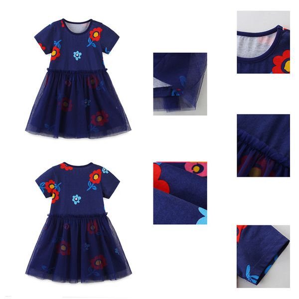 for 2-7t kids dresses summer baby girl lace dress round neck short sleeve gauze floral flower print beach dress princess skirt cz226, Red;yellow
for 2-7t kids dresses summer baby girl lace dress round neck short sleeve gauze floral flower print beach dress princess skirt cz226, Red;yellow