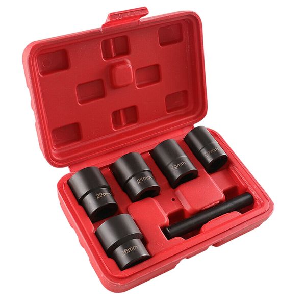 6pcs 1/2 inch twist socket 5 damaged worn lug nut lock remover bolt extractor set
6pcs 1/2 inch twist socket 5 damaged worn lug nut lock remover bolt extractor set