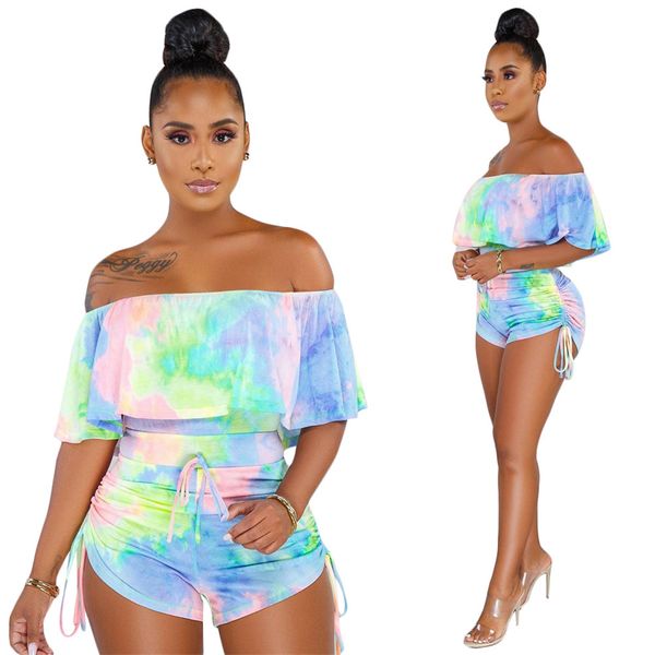the new summer word shoulder hollowed out collar camouflage printed ruffled piece shorts straps drawstring pants, Black;white
the new summer word shoulder hollowed out collar camouflage printed ruffled piece shorts straps drawstring pants, Black;white